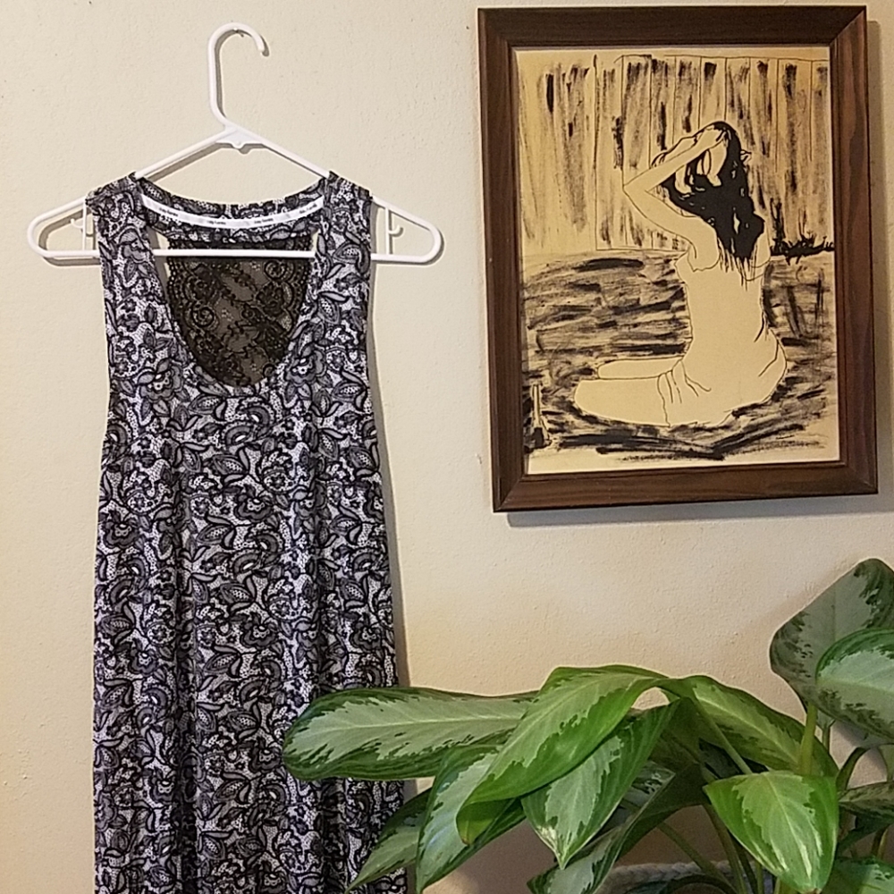 Daisy Fuentes Lace Racerback Chemise